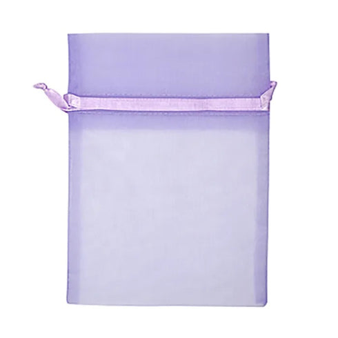 Lavender Colour Small Organza Gift Bags